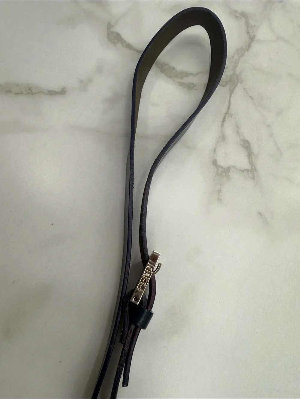 Fendi Brown and Black FF Logo Messenger Pouch